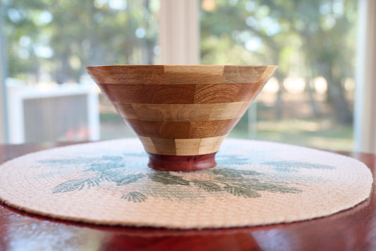 Segmented Wood Bowl (#107)