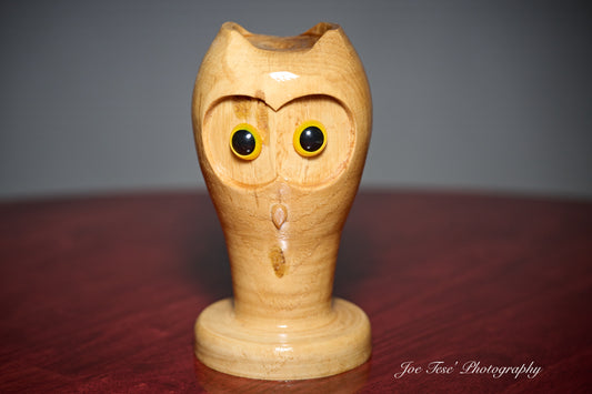 Owl made from a log (#105)